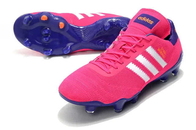 Adidas Copa Mundial بنفسجي وردي Firm-Ground أحذية كرة القدم 4