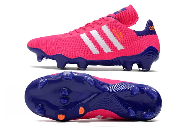 Adidas Copa Mundial بنفسجي وردي Firm-Ground أحذية كرة القدم 7