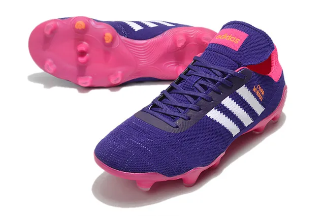 Adidas Copa Mundial بنفسجي وردي Firm-Ground أحذية كرة القدم 11