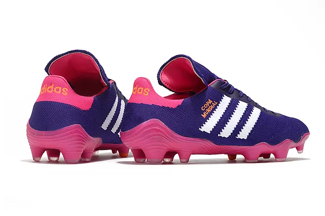 Adidas Copa Mundial بنفسجي وردي Firm-Ground أحذية كرة القدم 12