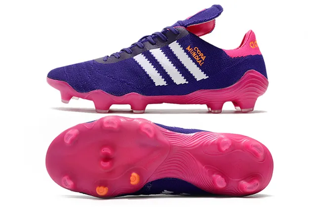 Adidas Copa Mundial بنفسجي وردي Firm-Ground أحذية كرة القدم 13