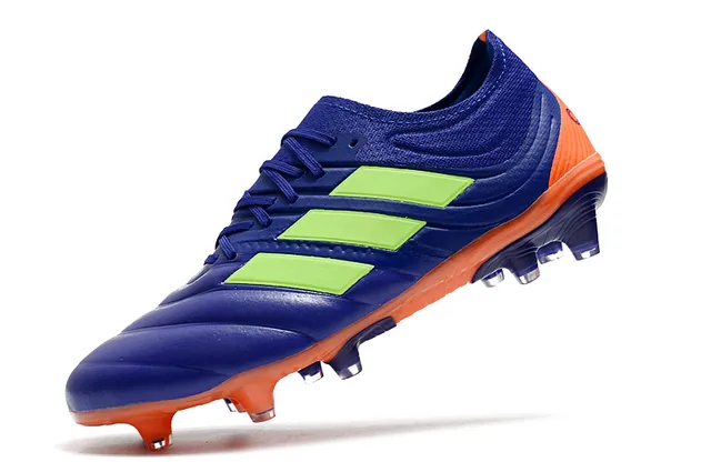 Adidas Copa Pure Blue Lime Orange Firm-Ground chaussures de football 10