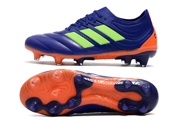 Adidas Copa Pure Blue Lime Orange Firm-Ground chaussures de football 13