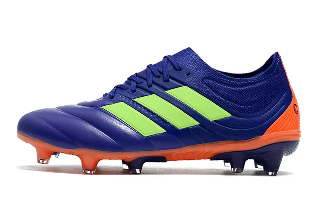 Adidas Copa Pure Blue Lime Orange Firm-Ground chaussures de football 14