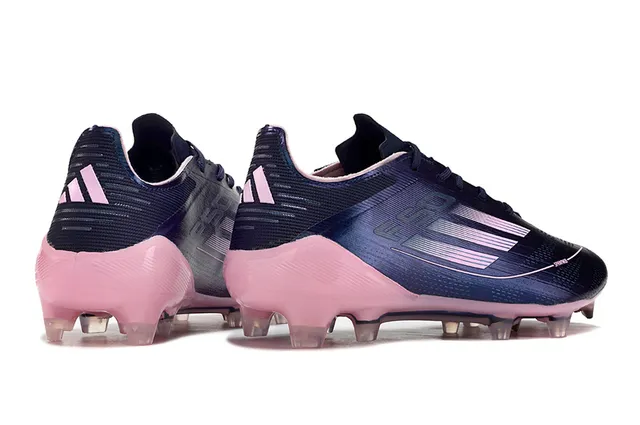 Adidas F50 Navy Pink লো-কাট লেস-আপ Sprintweb কেজ ওভারলে ফার্ম-গ্রাউন্ড ফুটবলের জুতো 4