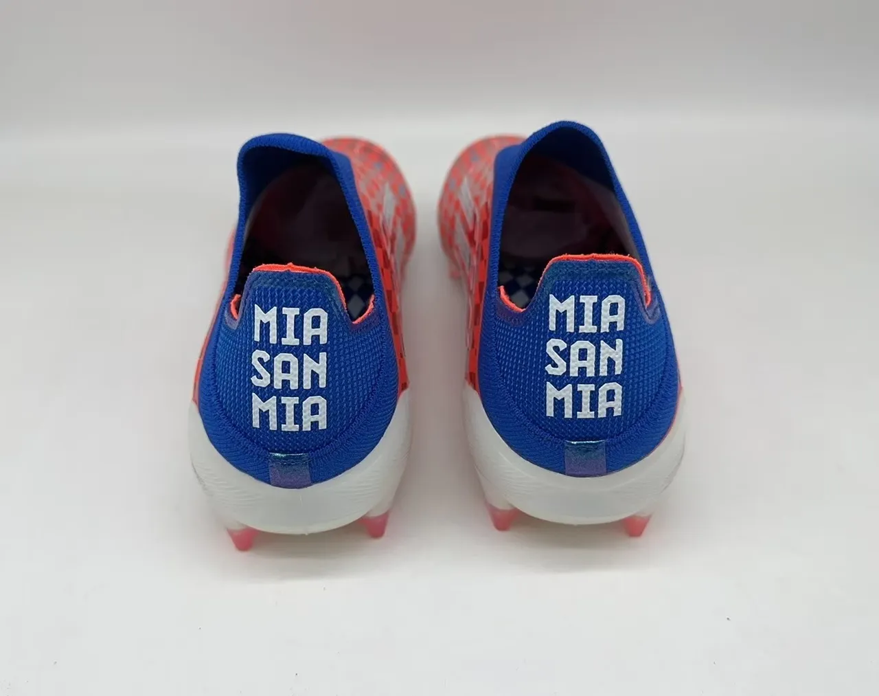 Adidas F50 rojo azul Sprintweb Firm-Ground zapatos de fútbol 3