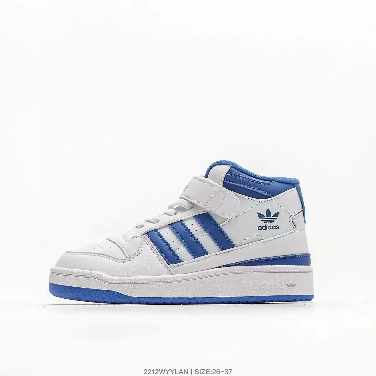 Adidas Forum Mid Kids Beige Olive Red حذاء رياضي نمط حياة 3