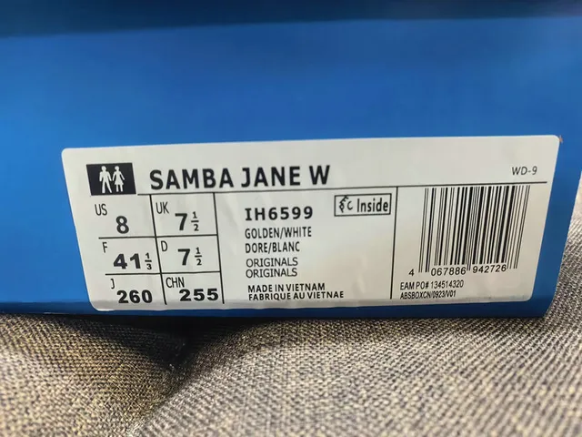 Adidas গোল্ড হোয়াইট বিনা লেস গাম সোল লাইফস্টাইল স্নিকার্স 2