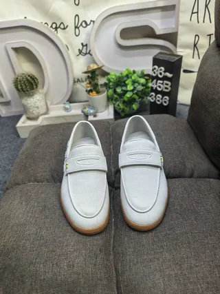Adidas Gray Brown Suede Upper Padded Strap Loafer 10