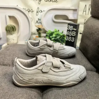 Adidas Gray Velcro Strap Closure Textured Suede-Like Upper Lifestyle Sneakers — Adidas Lifestyle Sneakers photo from the Yupoo catalog