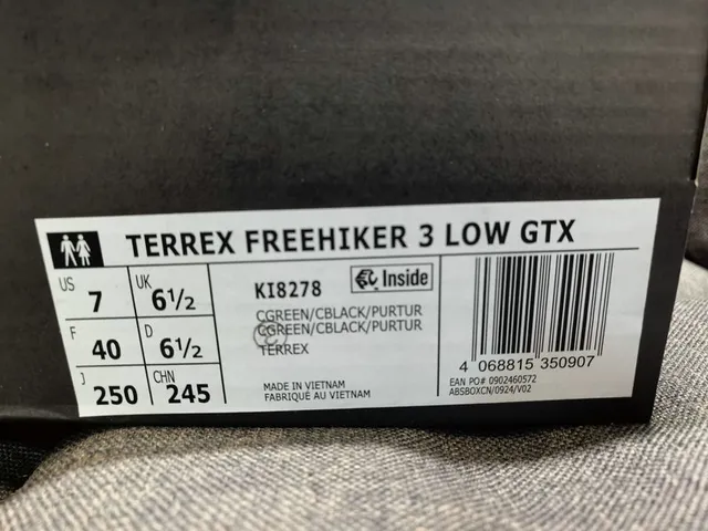 Adidas Green Black Silhouette GORE-TEX Waterproof Upper Running Shoes 2