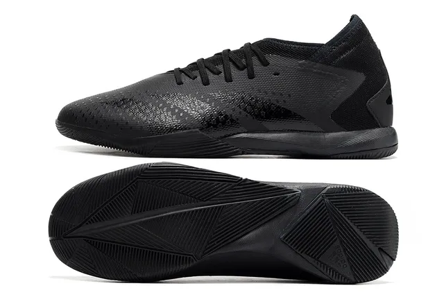 Adidas Pink Black Low-Cut Sock-Fit Collar Perforated Synthetic Upper Indoor Soccer Shoes 16