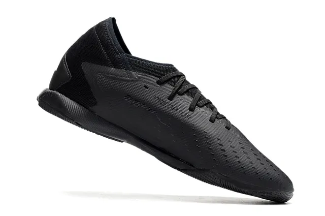 Adidas Pink Black Low-Cut Sock-Fit Collar Perforated Synthetic Upper Indoor Soccer Shoes 17