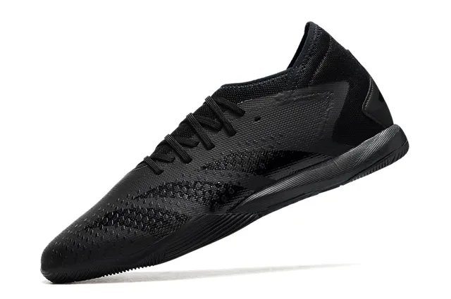 Adidas Pink Black Low-Cut Sock-Fit Collar Perforated Synthetic Upper Indoor Soccer Shoes 18