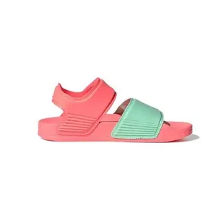 Adidas Sandália Casual Rosa Verde com duas tirantes fechamento Velcro 9