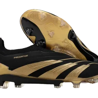 أحذية كرة القدم Adidas Predator أسود وذهبي للأرض الصلبة