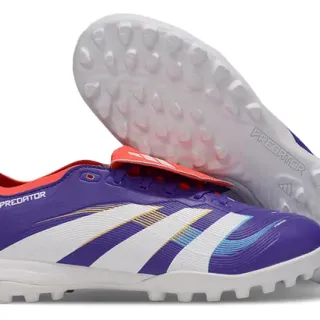 Adidas Predator Purple White Red Turf Soccer Shoes