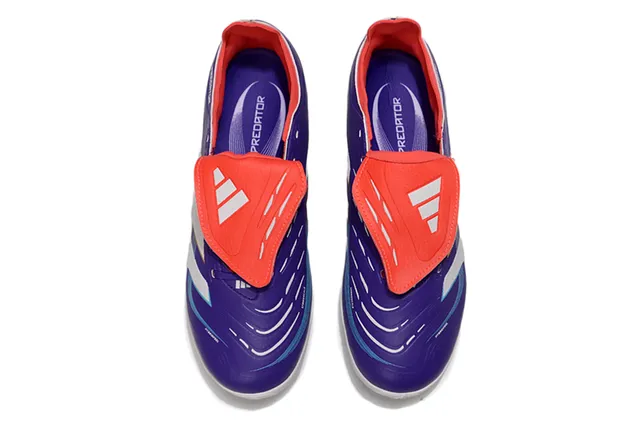 Adidas Predator Purple White Red Turf Sapatos de futebol 3