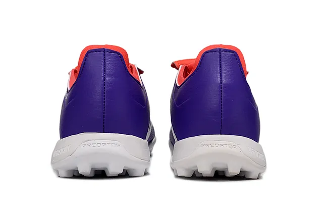 Adidas Predator Purple White Red Turf Sapatos de futebol 5