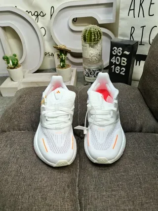 Adidas Pureboost White Knit Lifestyle Sneakers 20
