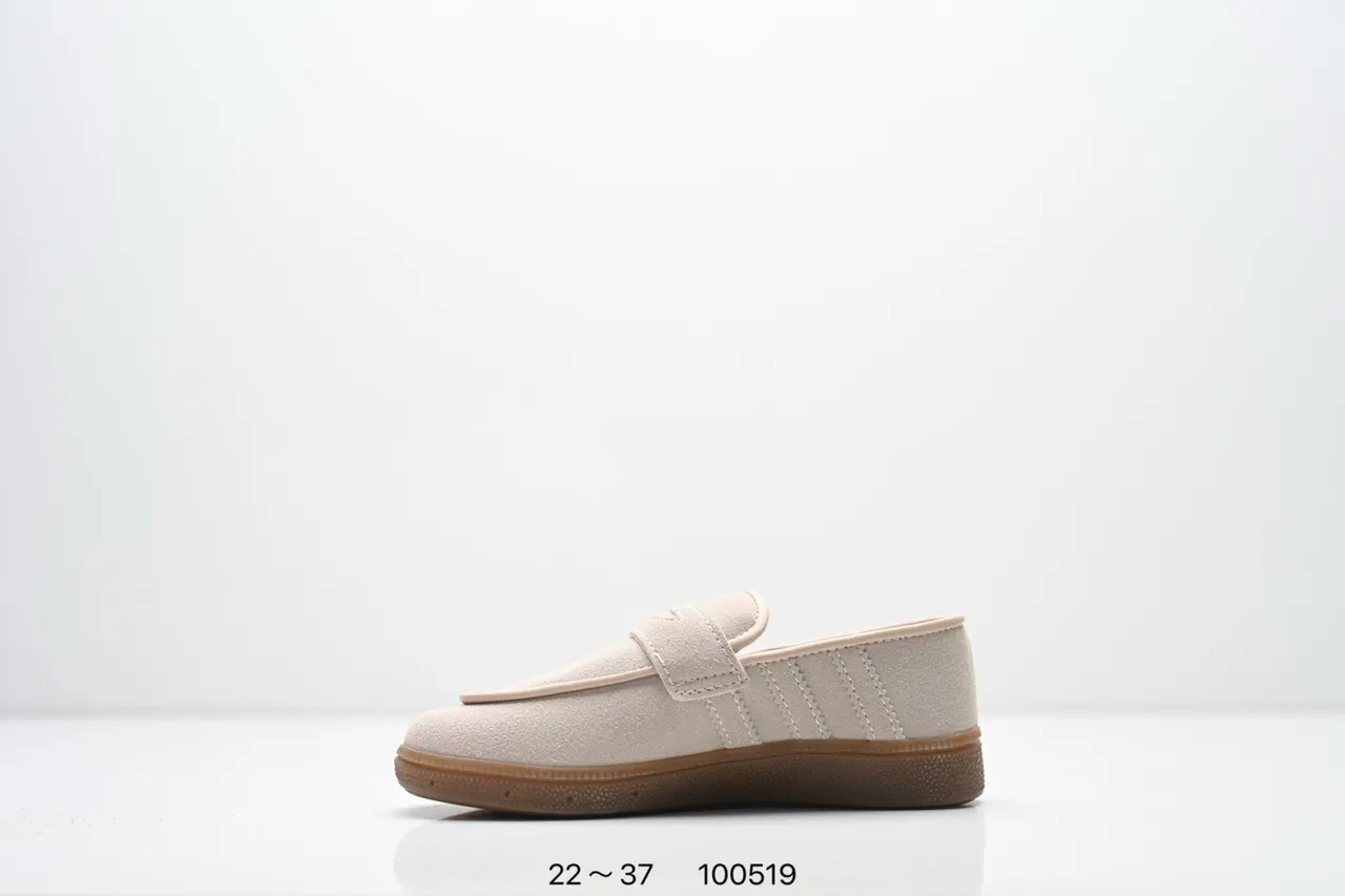 Adidas Samba Loafer beige marron slip-on sangle rembourrée loafer 23