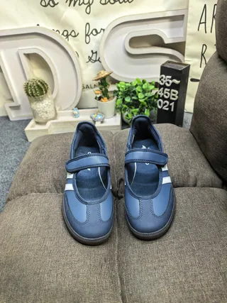 Adidas Samba Navy and White Lifestyle Sneakers 10