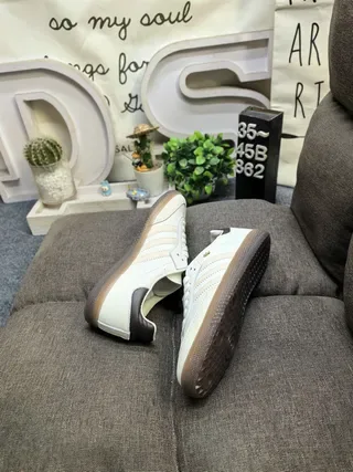 Adidas Samba OG Off-White e Preto Tênis Lifestyle 6