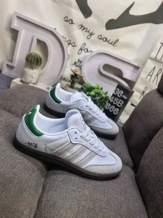 Adidas Samba White Black Gray Lifestyle Sneakers 19
