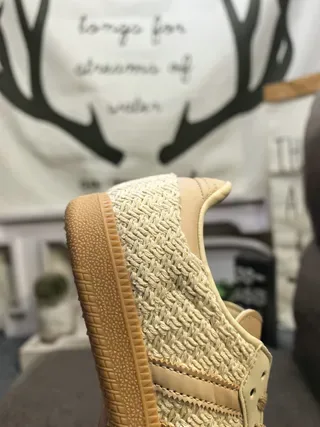 Adidas Samba বোনা বেইজ লাইফস্টাইল স্নিকার্স 3