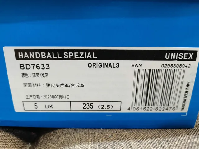 Adidas Spezial Chaussures Lifestyle en Daim Bleu 2