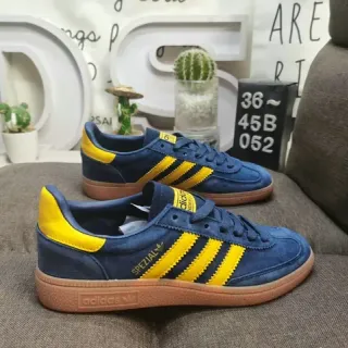 Adidas Spezial بحري وأصفر سويد أسلوب حياة أحذية رياضية
