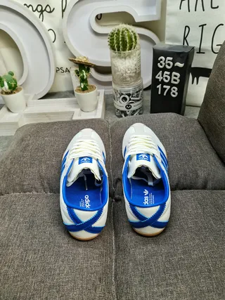 Adidas Spezial White and Blue Lifestyle Sneakers 8