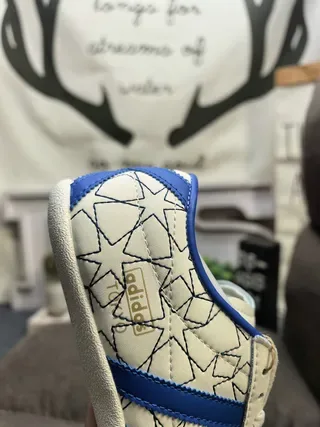 Adidas Spezial blanco y azul Star-Line zapatillas lifestyle 3