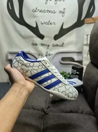 Adidas Spezial blanco y azul Star-Line zapatillas lifestyle 5