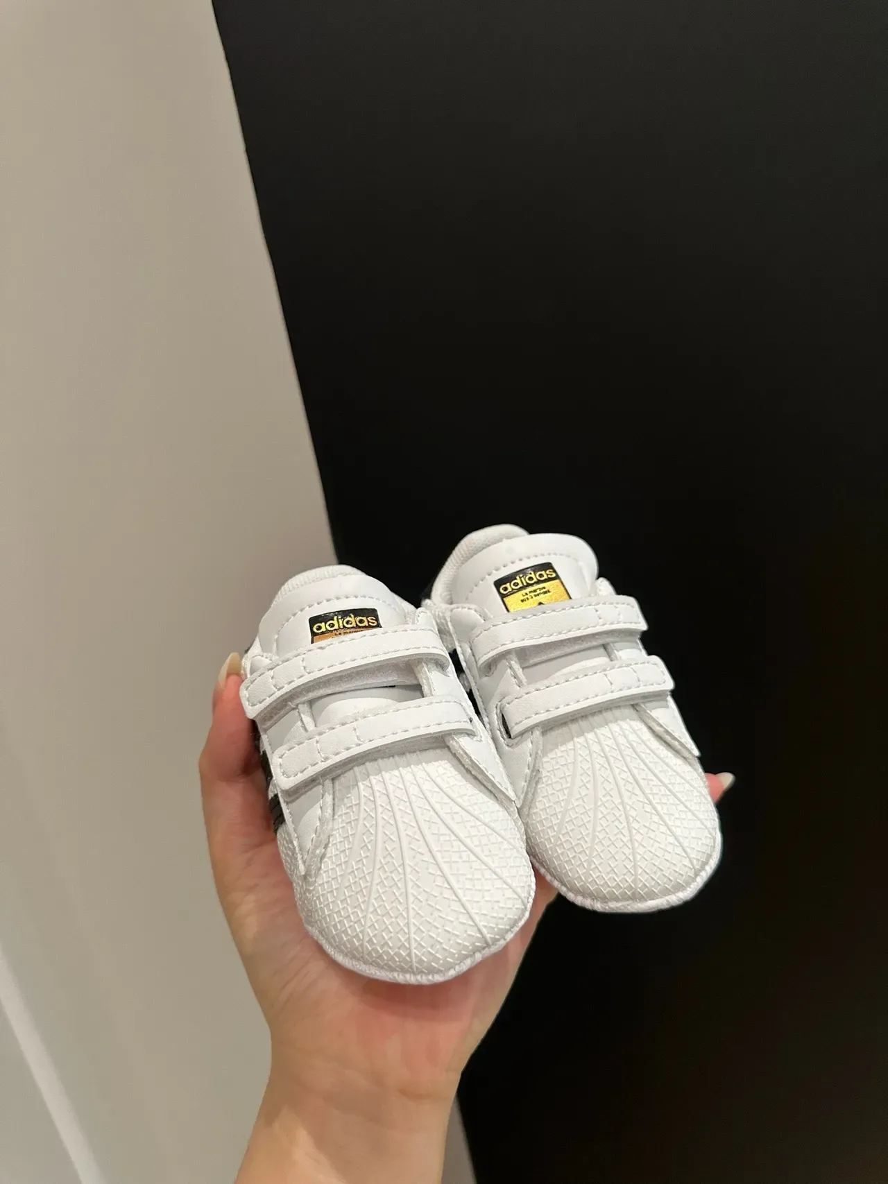Adidas Superstar Crib Tênis Lifestyle de Listras Pretas 10