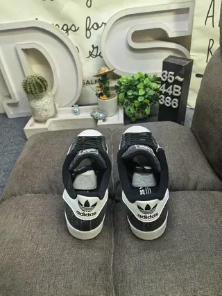 Adidas Superstar Heather Noir et Blanc Lifestyle Sneakers 8