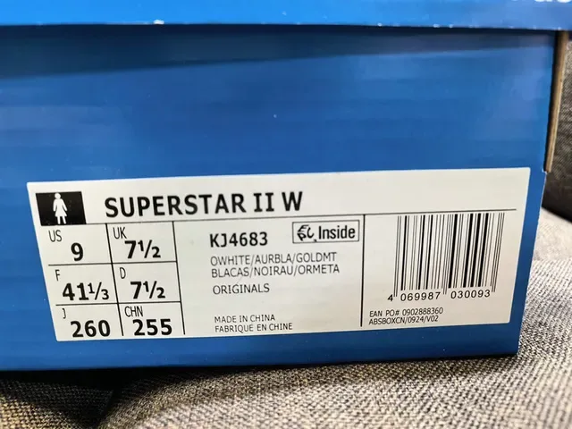 Adidas Superstar Off-White and Black Lifestyle Sneakers 2