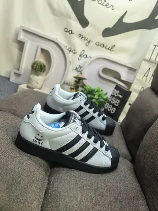 Adidas Superstar White and Black Lifestyle Sneakers 9