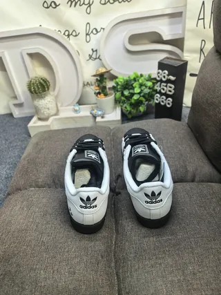 Adidas Superstar White and Black Lifestyle Sneakers 18