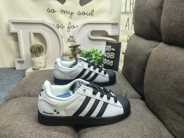 Adidas Superstar White and Black Lifestyle Sneakers 21