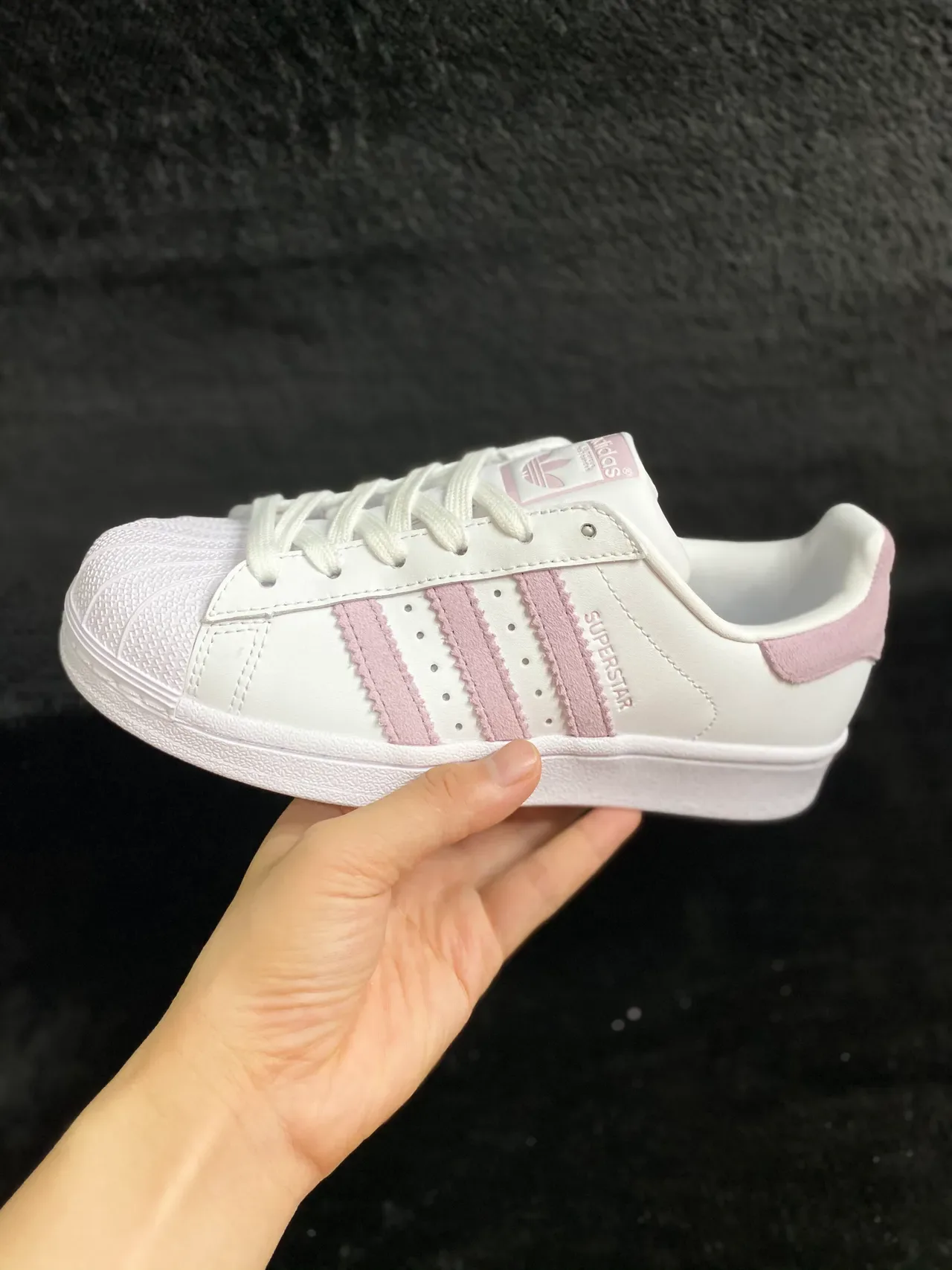 Adidas Superstar White y Dusty Pink Zapatillas Lifestyle 12