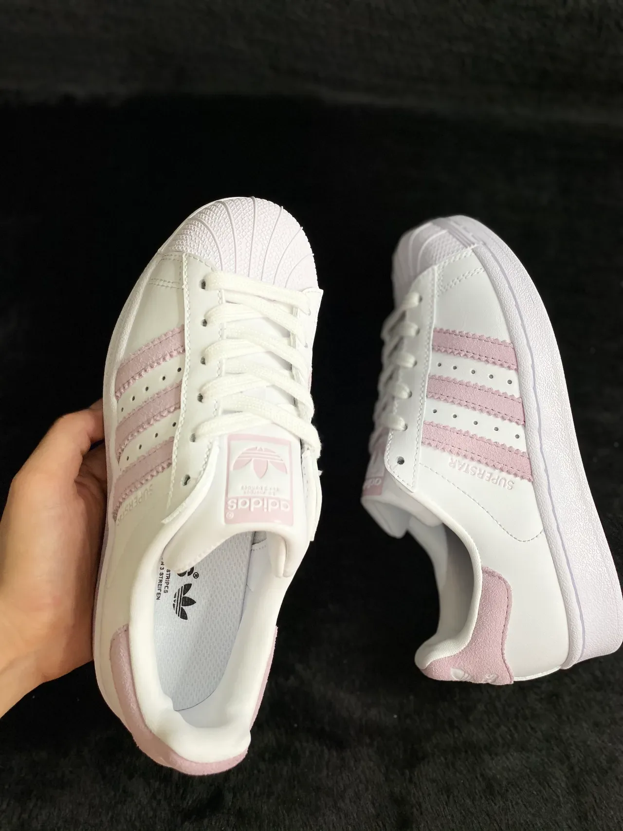 Adidas Superstar White y Dusty Pink Zapatillas Lifestyle 14