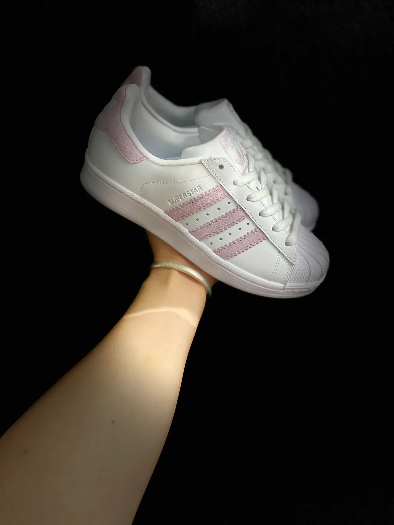 Adidas Superstar White y Dusty Pink Zapatillas Lifestyle 15