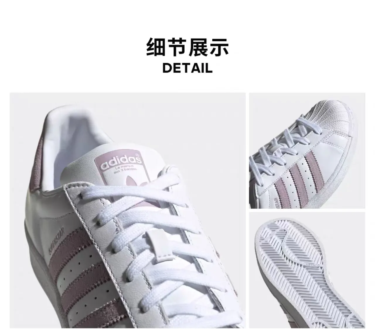Adidas Superstar White y Dusty Pink Zapatillas Lifestyle 20