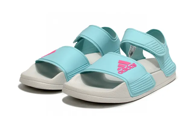 Adidas Two-Strap Velcro Sandals Kids Casual Sandals 12