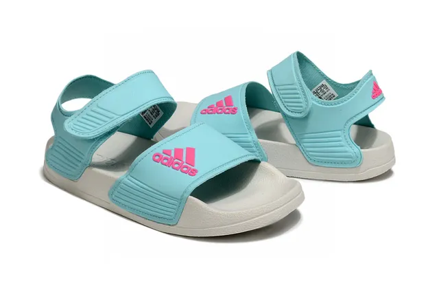 Adidas Two-Strap Velcro Sandals Kids Casual Sandals 13