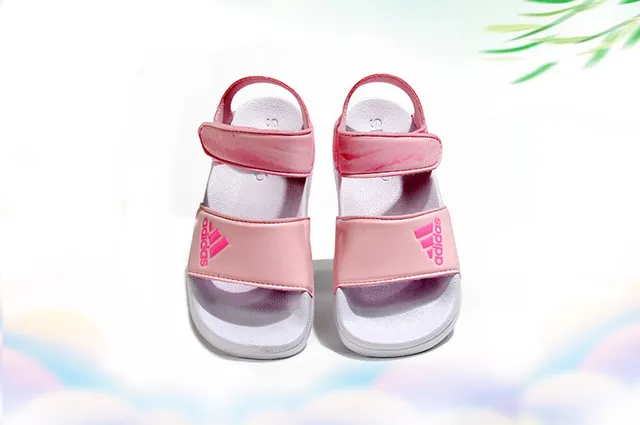 Adidas Two-Strap Velcro Sandals Kids Casual Sandals 18