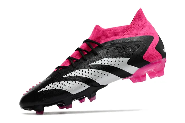 Adidas X Black Pink غير متناظر شرائط متداخلة ربطة كالجورب أرض صلبة أحذية كرة القدم 4