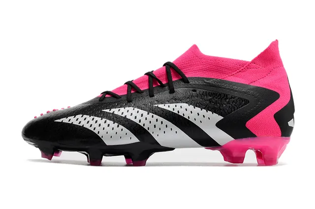 Adidas X Black Pink غير متناظر شرائط متداخلة ربطة كالجورب أرض صلبة أحذية كرة القدم 5