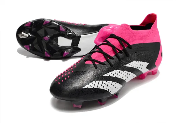 Adidas X Black Pink غير متناظر شرائط متداخلة ربطة كالجورب أرض صلبة أحذية كرة القدم 6